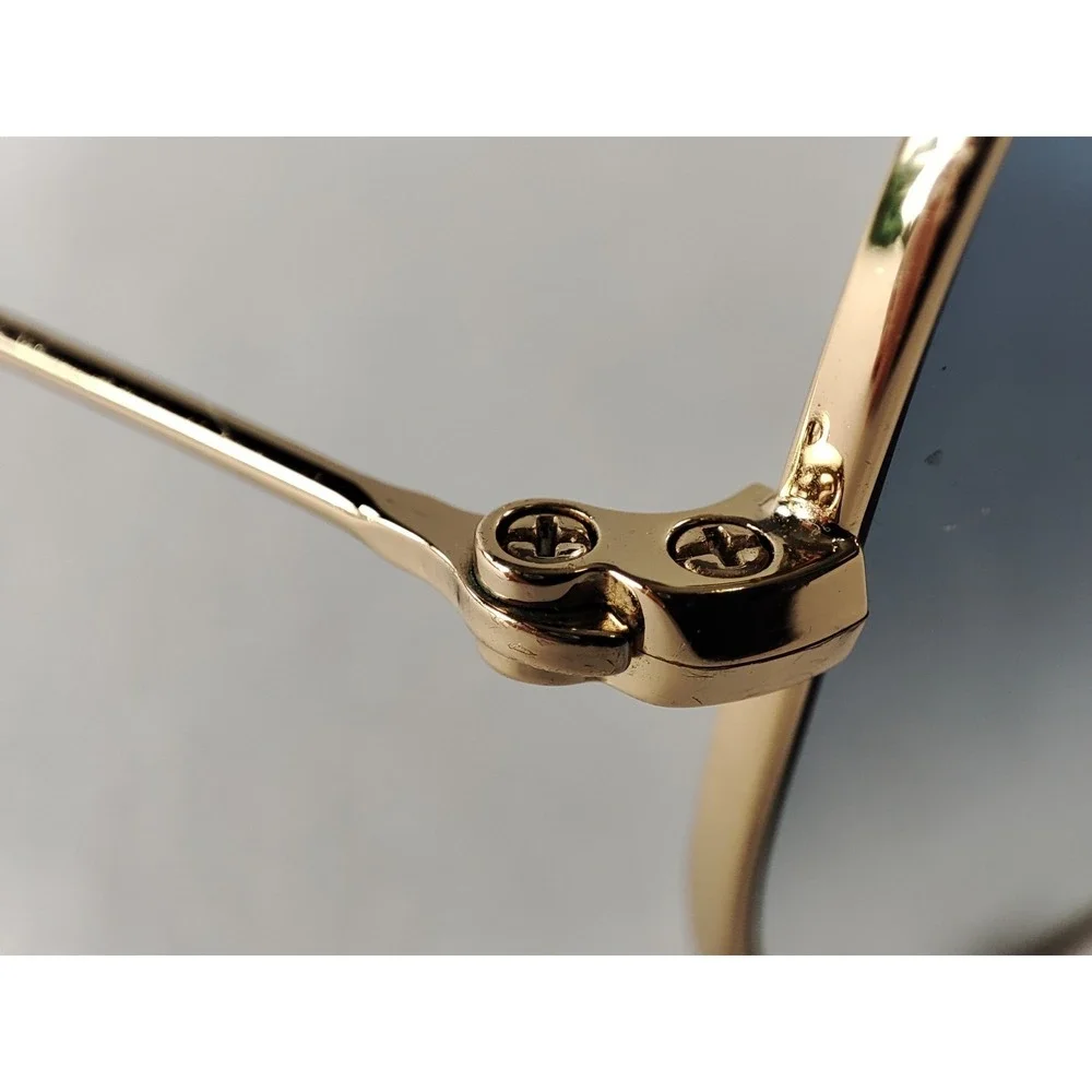 Ray-Ban RB3025 Aviator Large Metal 62mm 001/3F Gold Blue Gradient Oversized